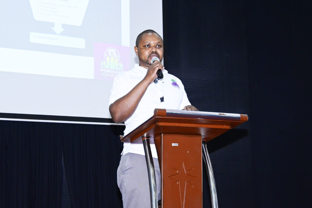 Delivering my presentation on Optimizing for AI